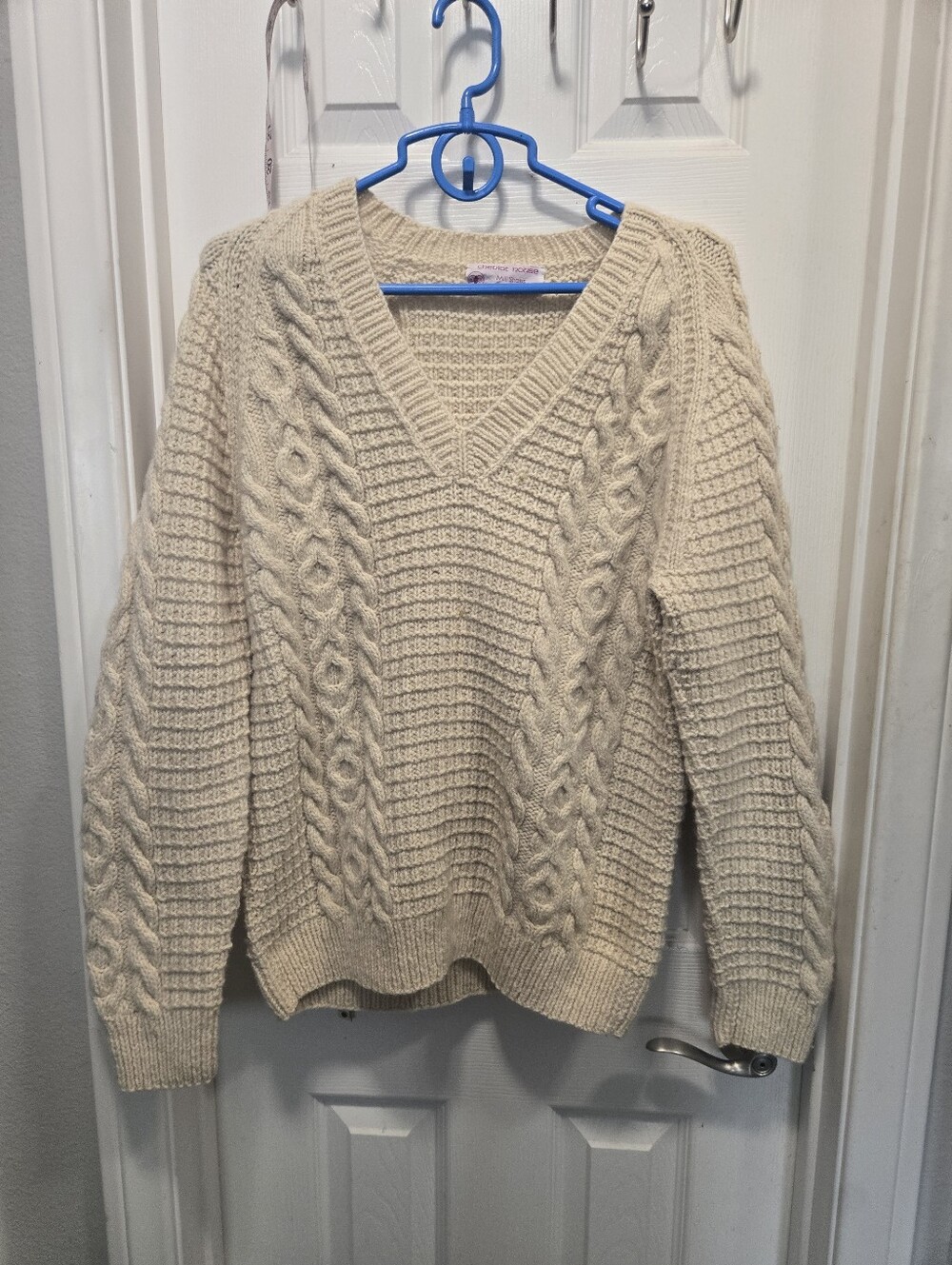 Cheviot House Mill Shops Vintage Chunky Wool Sweater Size M?